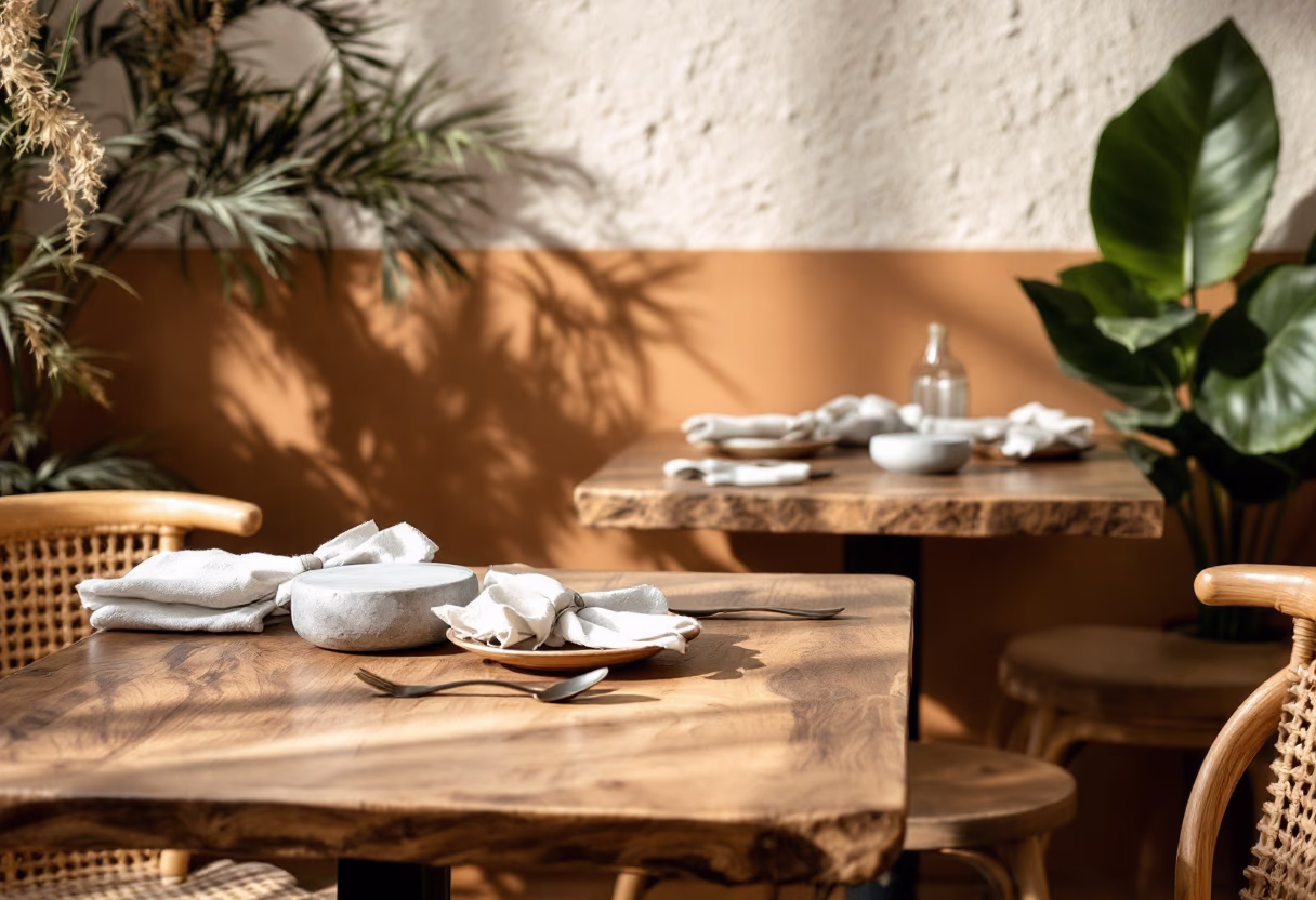 [background image] image of dining space (for a seafood restaurant)